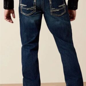 Ariat Men's Dark Blue Straight Jeans